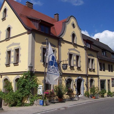 Hotel-Gasthof Die Post Brennerei Frankenhoehe Schillingsfürst Exteriör bild