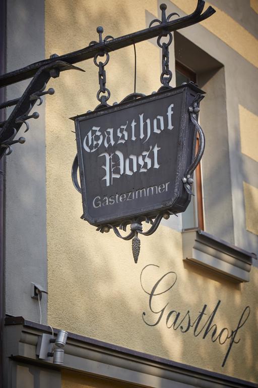Hotel-Gasthof Die Post Brennerei Frankenhoehe Schillingsfürst Exteriör bild